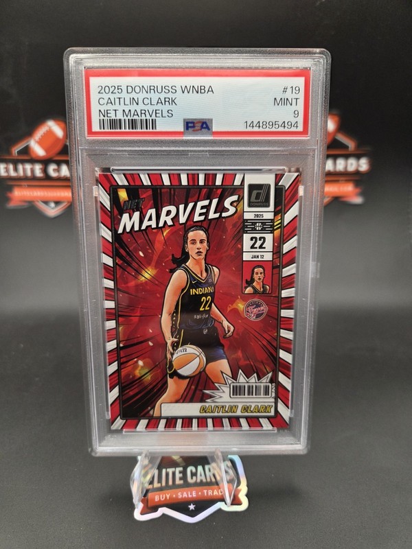2025 Panini Donruss WNBA - Net Marvels Caitlin Clark Psa 9