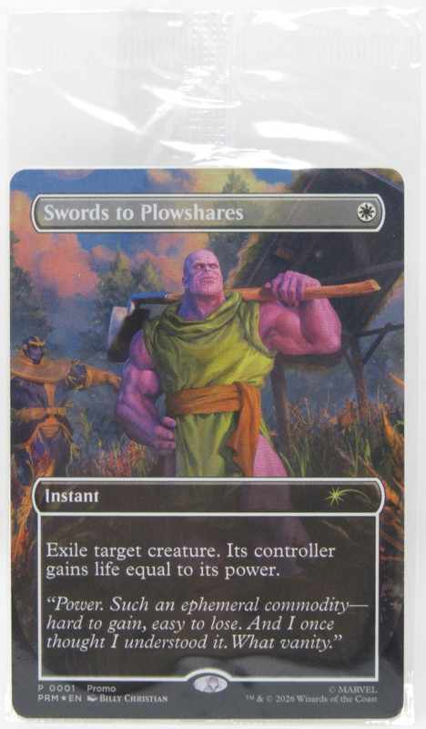 Magic the Gathering PSA Magazine Marvel The Mind Stone w/Sealed Promo Card view 2