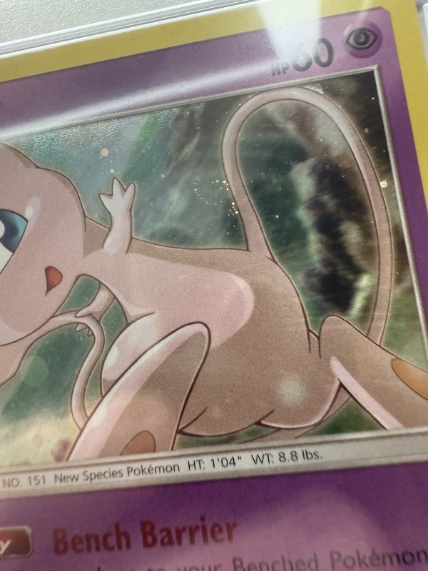 2019 POKEMON Mew SM215 PSA PROMO HIDDEN FATES PIN COLLECTION Swirl view 2