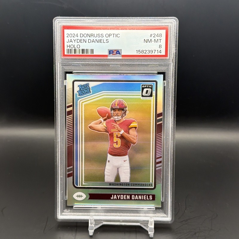 2024 Panini Donruss Optic - Rated Rookie Jayden Daniels #248 Holo Prizm (RC)