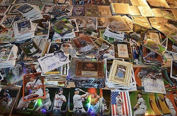 MLB 75 Card Hot Pack Lot 3 Autograph Autos / Game Used Jersey Cards Baseball