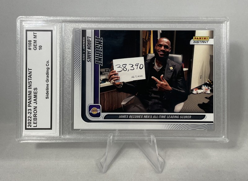Lebron James 2022-23 Panini Instant Graded Gem Mint 10 All Time Leading Scorer