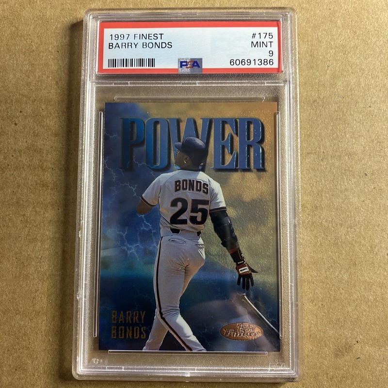 1997 Finest Rare Gold Barry Bonds PSA 9 P2
