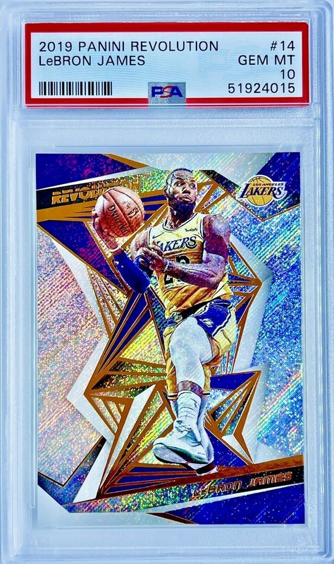 2019-20 Panini Revolution LeBron James Silver Los Angeles Lakers PSA 10 🔥