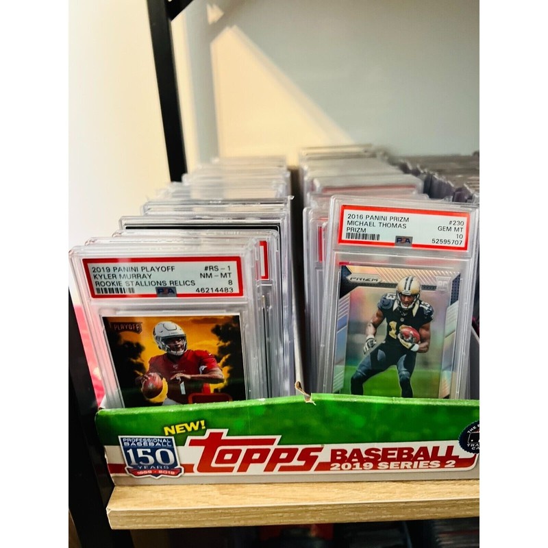HIGHEST RATED ON EBAY!! NFL MYSTERY! 2 GRADED CARDS, 2 AUTOS, 25 + CARDS! view 2