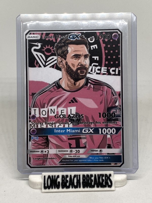 Lionel Messi Pokémon Card Argentina Inter Miami