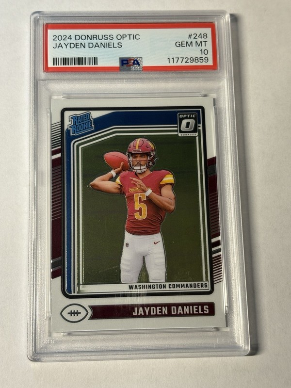 2024 Panini Donruss Optic - Rated Rookie Jayden Daniels #248 PSA 10
