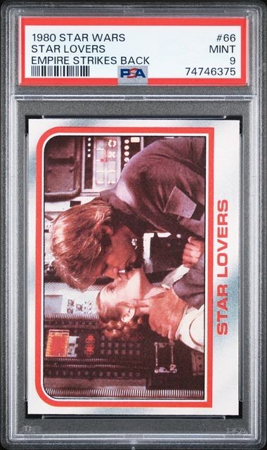 1980 Topps Star Wars Empire Strikes Back Star Lovers Card #66 GRADED PSA 9 MINT