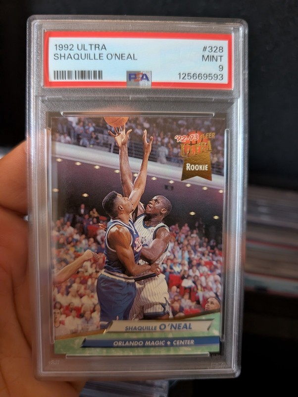 1992-93 Fleer Ultra - Shaquille O'Neal Rookie Card - PSA 9 Mint