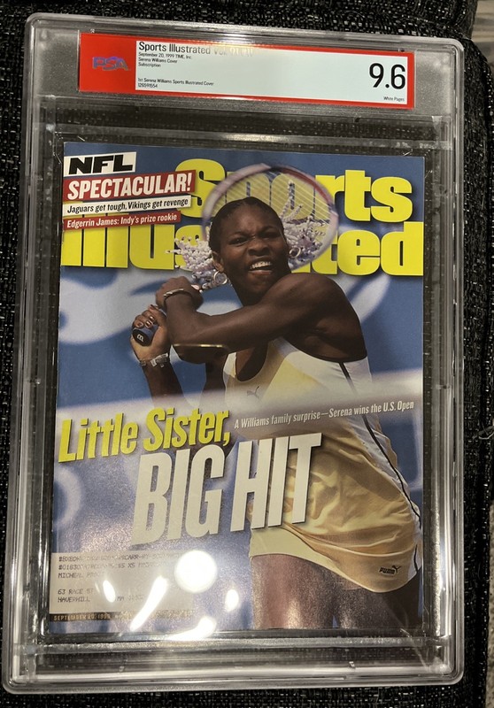 Serena Williams 1999 Sports Illustrated Big Hit  PSA 9.6 Subscription *read