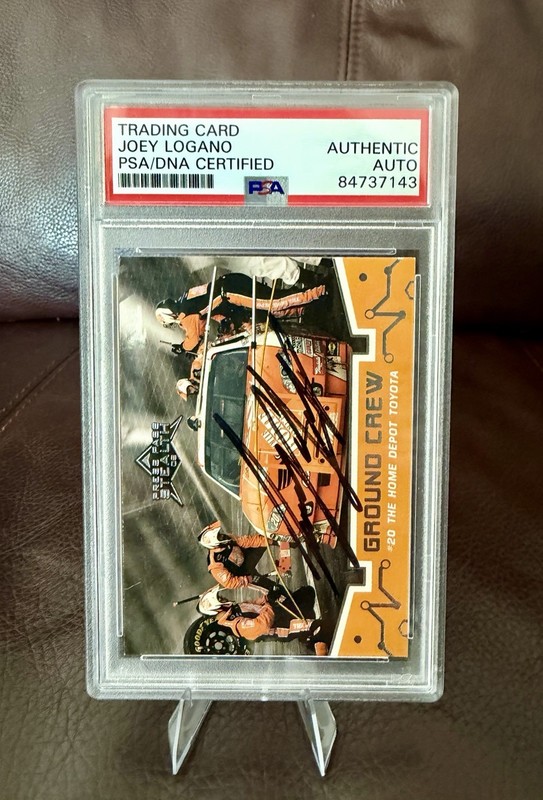 🔥 2009 Press Pass Stealth NASCAR Joey Logano ON CARD AUTO; PSA Authentic view 2