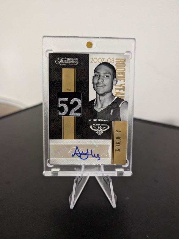2010-11 Timeless Treasures Al Horford NBA Laundry Tag Patch Auto #d 1 /2 SSP