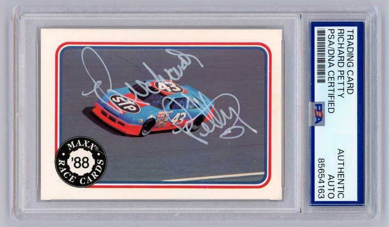 1988 Maxx Racing Signed Auto Richard The King Petty Rookie Rc Card PSA NASCAR