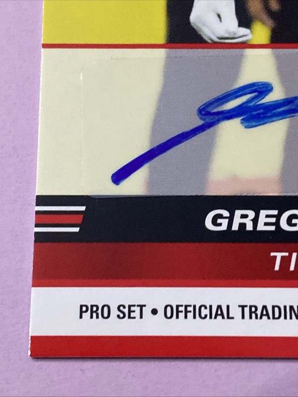 2022 Leaf Pro Set Draft Auto Gregg Dulcich #PSA-GD2 Auto RC view 2