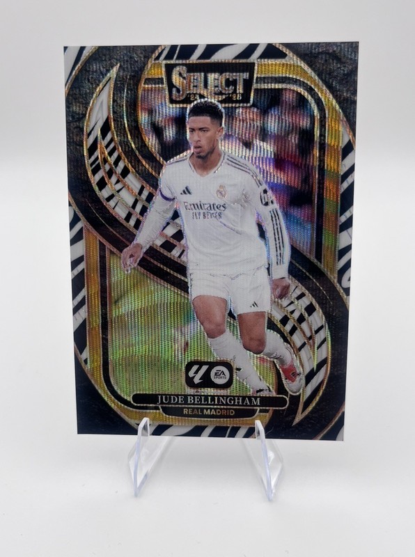 2024-25 Panini Select La Liga Mezzanine Jude Bellingham Real Madrid Zebra Prizm