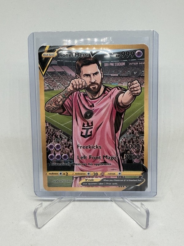 Lionel Messi Pokémon Card Argentina Full Art