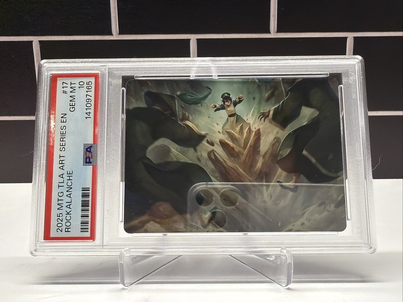 MTG, Rockalanche Art Series: 17/54 Art Card Avatar Last Airbender PSA 10 GEM