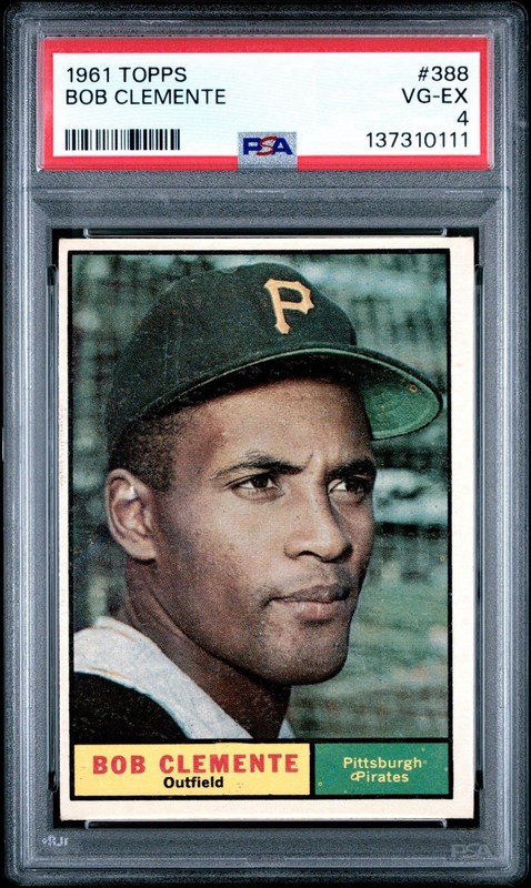 1961 Topps Set-Break #388 Bob Clemente PSA 4 VG-EX SHARP