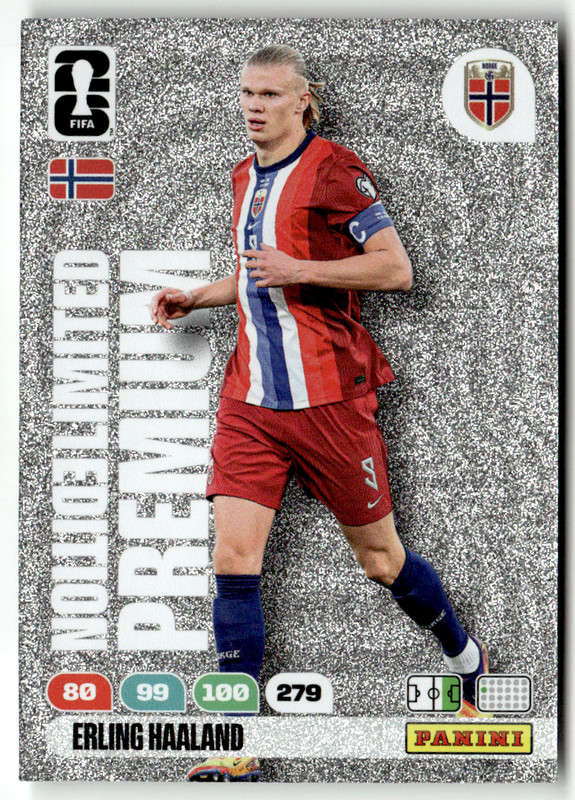 Panini FIFA World Cup Adrenalyn 2026 Erling Haaland Premium Limited Edition