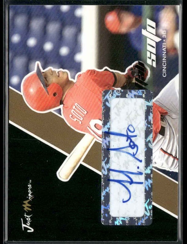 Neftali Soto 2008 Just Autographs #69 Signatures Cincinnati Reds Auto Glossy 1/1