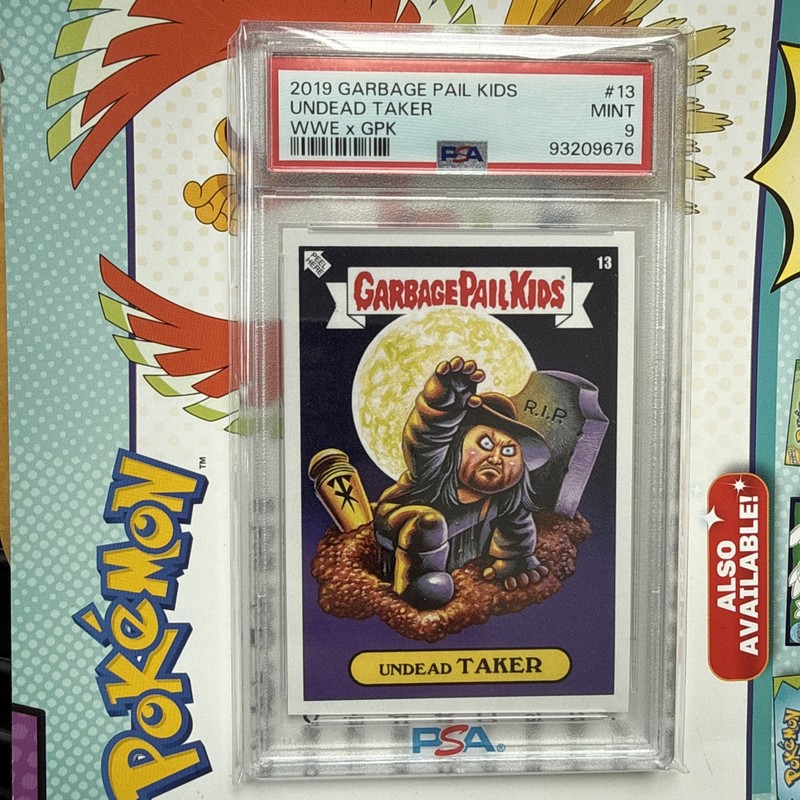 2019 Topps Garbage Pail Kids WWE Undertaker PSA 9 Undead Taker #13 -33