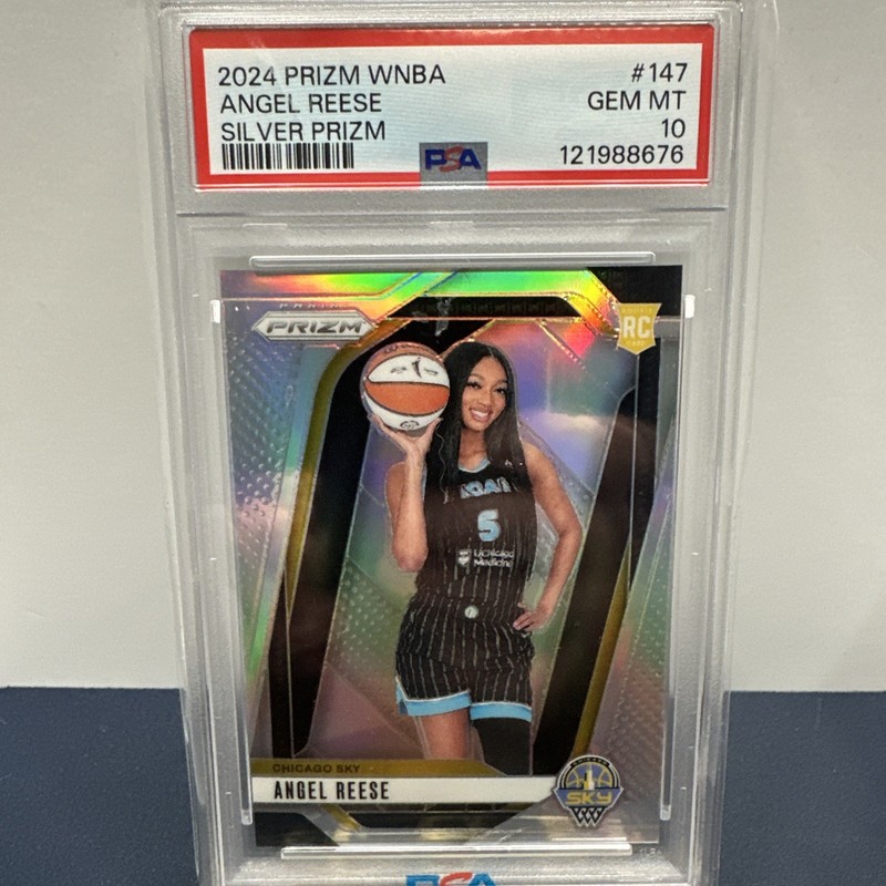2024 Panini Prizm WNBA - Angel Reese #147 Silver Prizm (RC) PSA 10