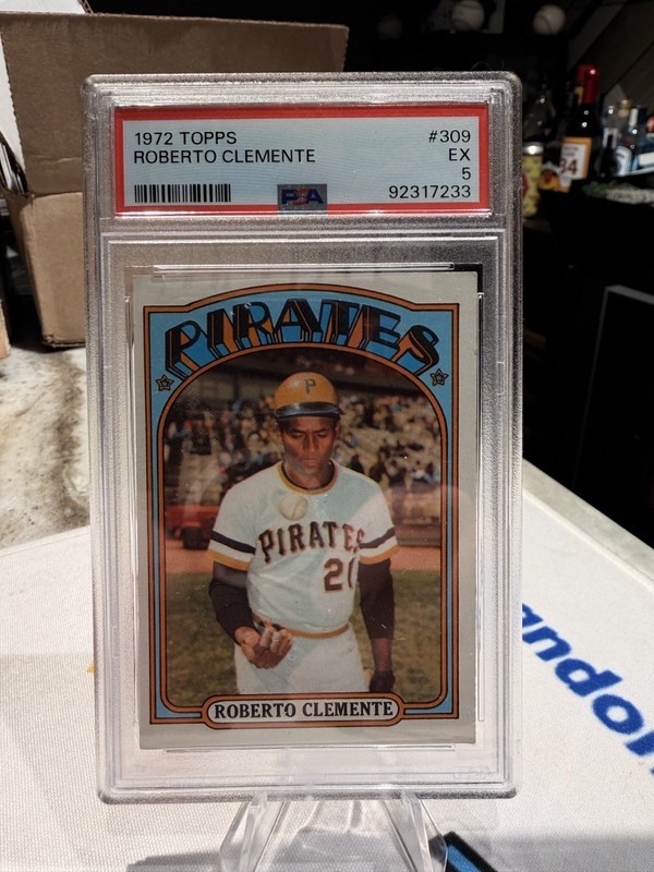 PSA 5 1972 Topps - Roberto Clemente #309 PITTSBURGH PIRATES