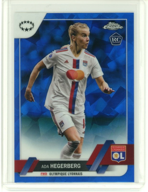 2022-23 TOPPS CHROME SAPPHIRE WOMENS CHAMPIONS LEAGUE ADA HEGERBERG #100