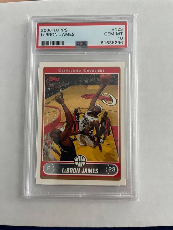 2006 Topps LeBron James PSA 10! Los Angeles Lakers Superstar!