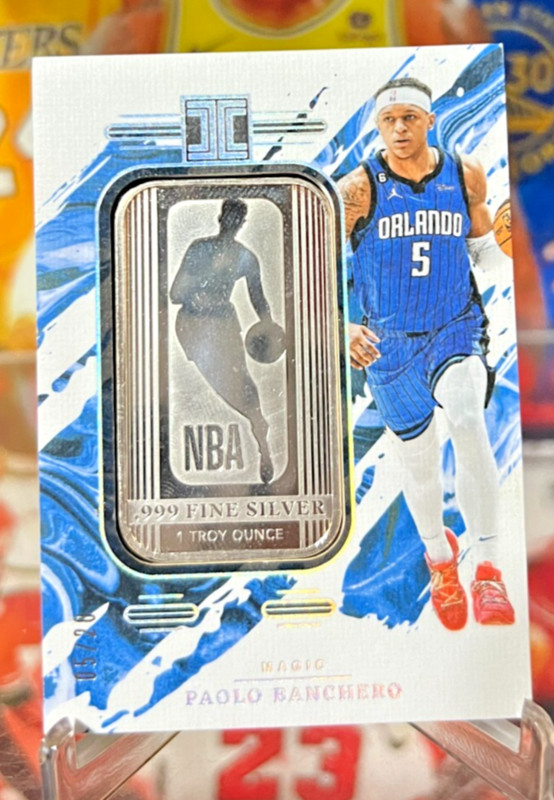 2023-24 Impeccable NBA Logoman Silver Bar #40 Paolo Banchero /20