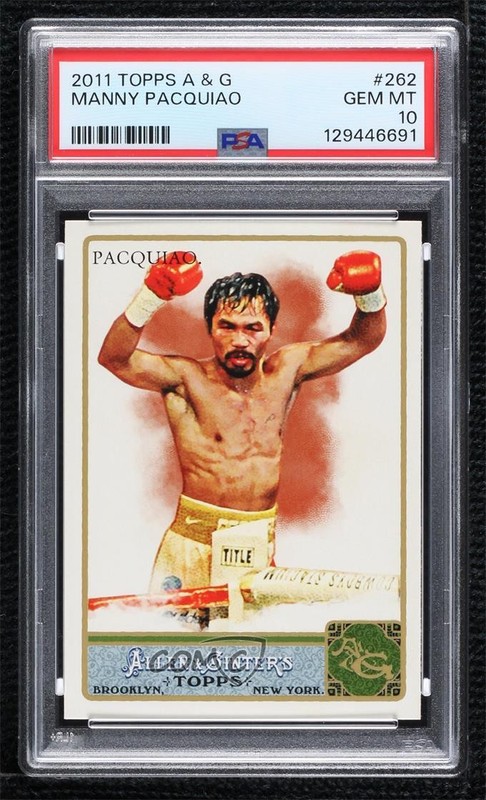 2011 Topps Allen & Ginter's Manny Pacquiao #262 PSA 10 GEM MT 0ba6