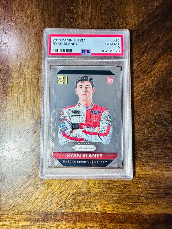 2016 Ryan Blaney RC PSA 10  Prizm Rookie NASCAR GEM MINT