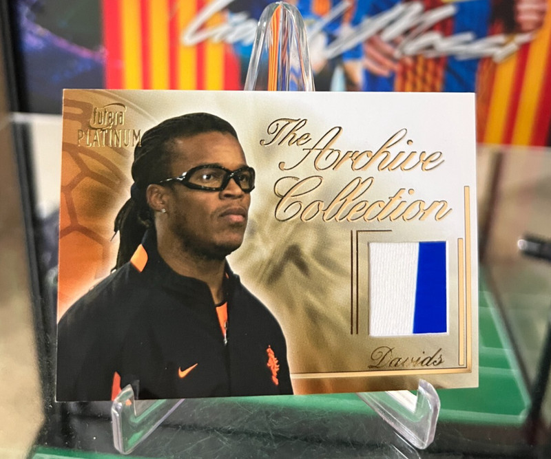 2003 FUTERA Match The Archive Collection Worn Jersey GJ05 Edgar Davids /250