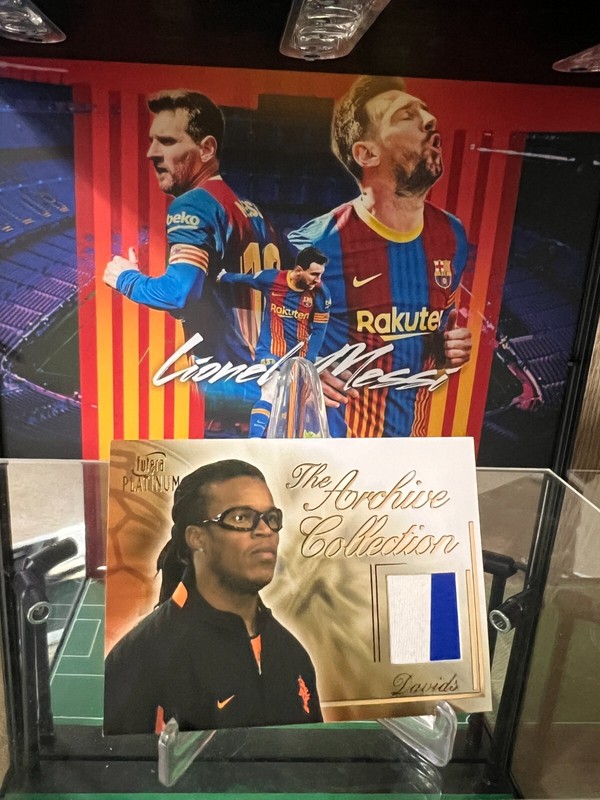 2003 FUTERA Match The Archive Collection Worn Jersey GJ05 Edgar Davids /250 view 2