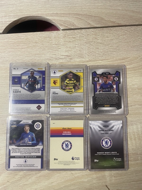 Topps Chrome & Panini Prizm Premier League Chelsea FC Card Lot 9 view 2