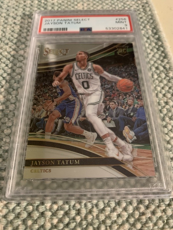 2017-18 Jayson Tatum Panini Select Courtside 256 RC PSA 9 - Celtics