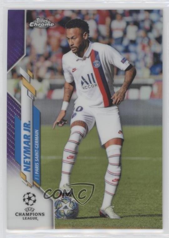 2019-20 Topps Chrome UCL Purple Refractor 94/250 Neymar Jr #95 0lz5