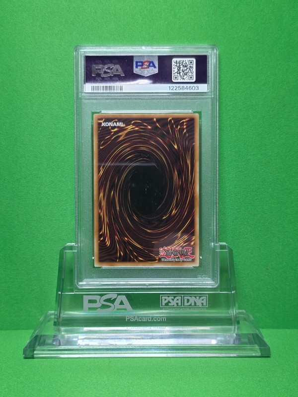 YU-GI-OH 2020 RAGE OF RA THE WINGED DRAGON OF RA GHOST RARE LED1-EN000 PSA 8 view 2
