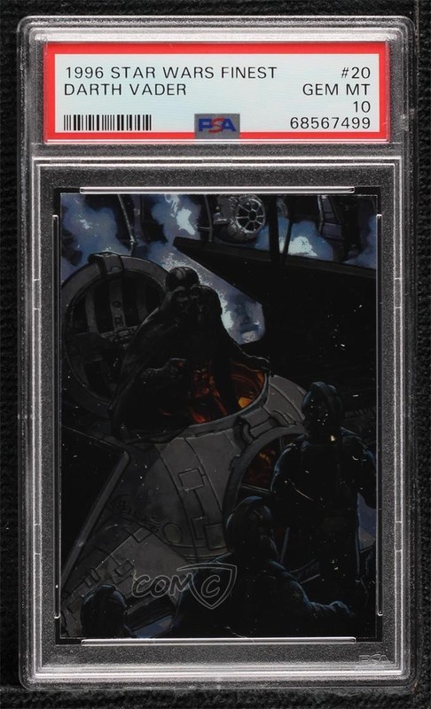 1996 Topps Finest Star Wars Darth Vader #20 PSA 10 GEM MT 0b3o
