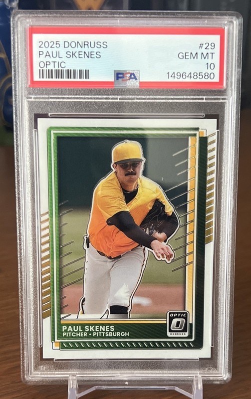 2025 Donruss Paul Skenes Optic PSA 10