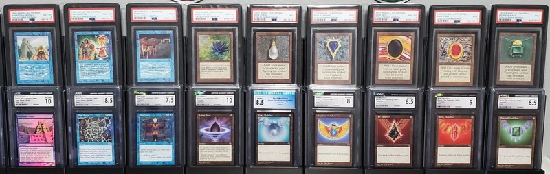 Graded MTG Cards - Complete 9 SLAB Set "Poor People's Version of the Power Nine" view 2