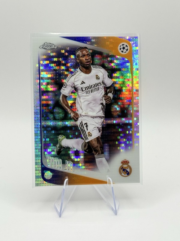 2026 Topps Chrome UEFA Vinicius Jr Pulsar Refractor Real Madrid #115