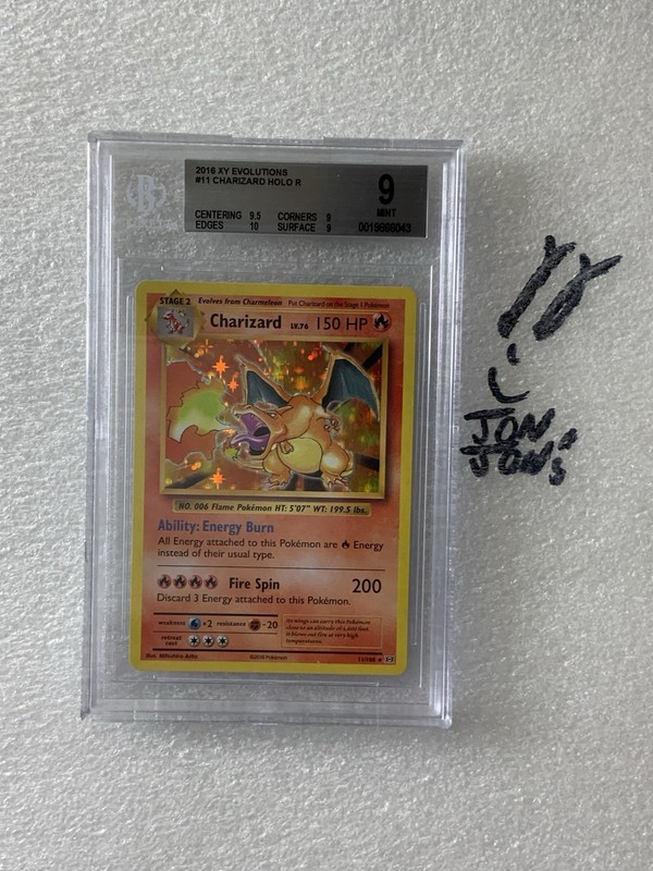 2016 Pokemon XY Evolutions #11/108 Charizard-Holo Rare BGS 9 MINT