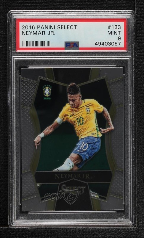2016-17 Panini Select Mezzanine Neymar Jr #133 PSA 9 MINT