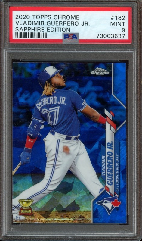 2020 Topps Chrome Sapphire Edition #182 Vladimir Guerrero Jr. PSA 9 (MINT)