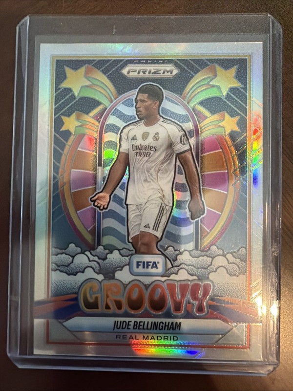 2025-2026 Panini Prizm Groovy Jude Bellingham Real Madrid Case Hit SP