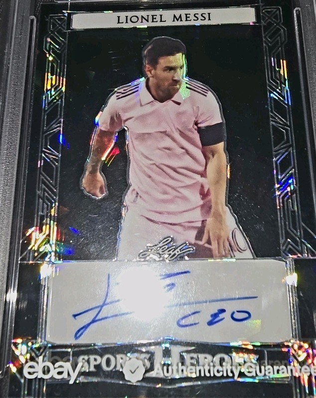 💰$5K? #1/1 HOLO AUTO INVESTMENT+!🤑$CARCE BLACK CRYSTAL LIONEL MESSI SIGNED PSA