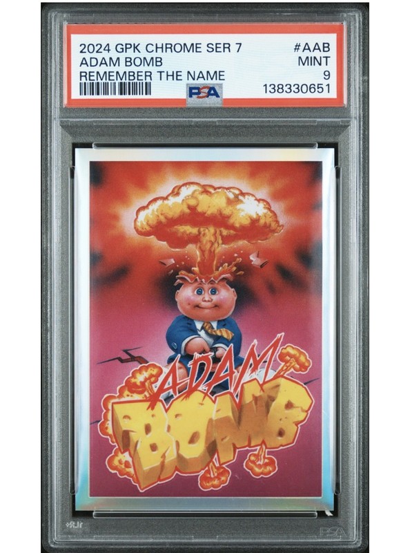 2024 Topps Chrome GPK Series 7 Remember The Name Short Print Adam Bomb PSA-9!