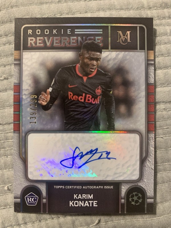 2023 Museum Collection UCL Rookie Reverence #’ed/299 Karim Konate Auto