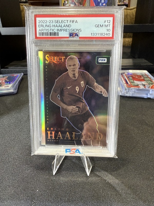 2022-23 SELECT FIFA ERLING HAALAND ARTISTIC IMPRESSIONS SSP #11 PSA 10